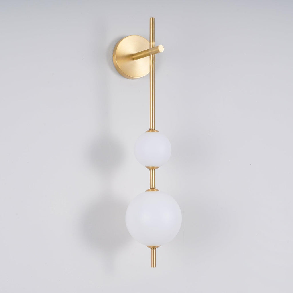 Cerin Vertical Globe Wall Lamp
