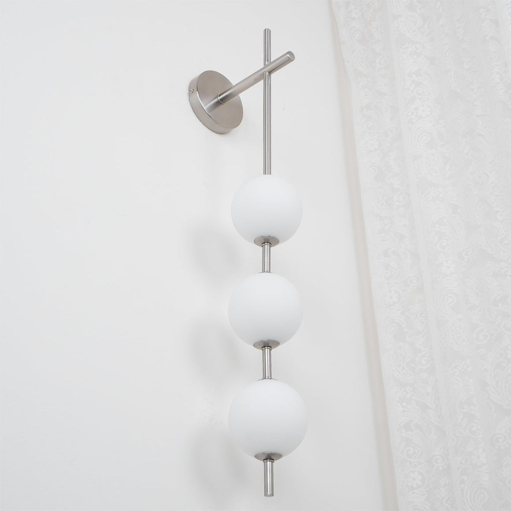 Cerin Vertical Globe Wall Lamp