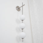 Cerin Vertical Globe Wall Lamp