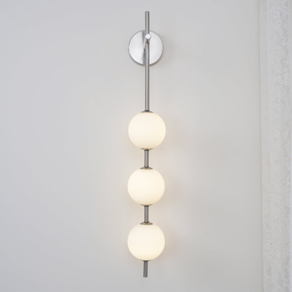 Cerin Vertical Globe Wall Lamp