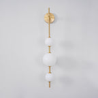 Cerin Vertical Globe Wall Lamp