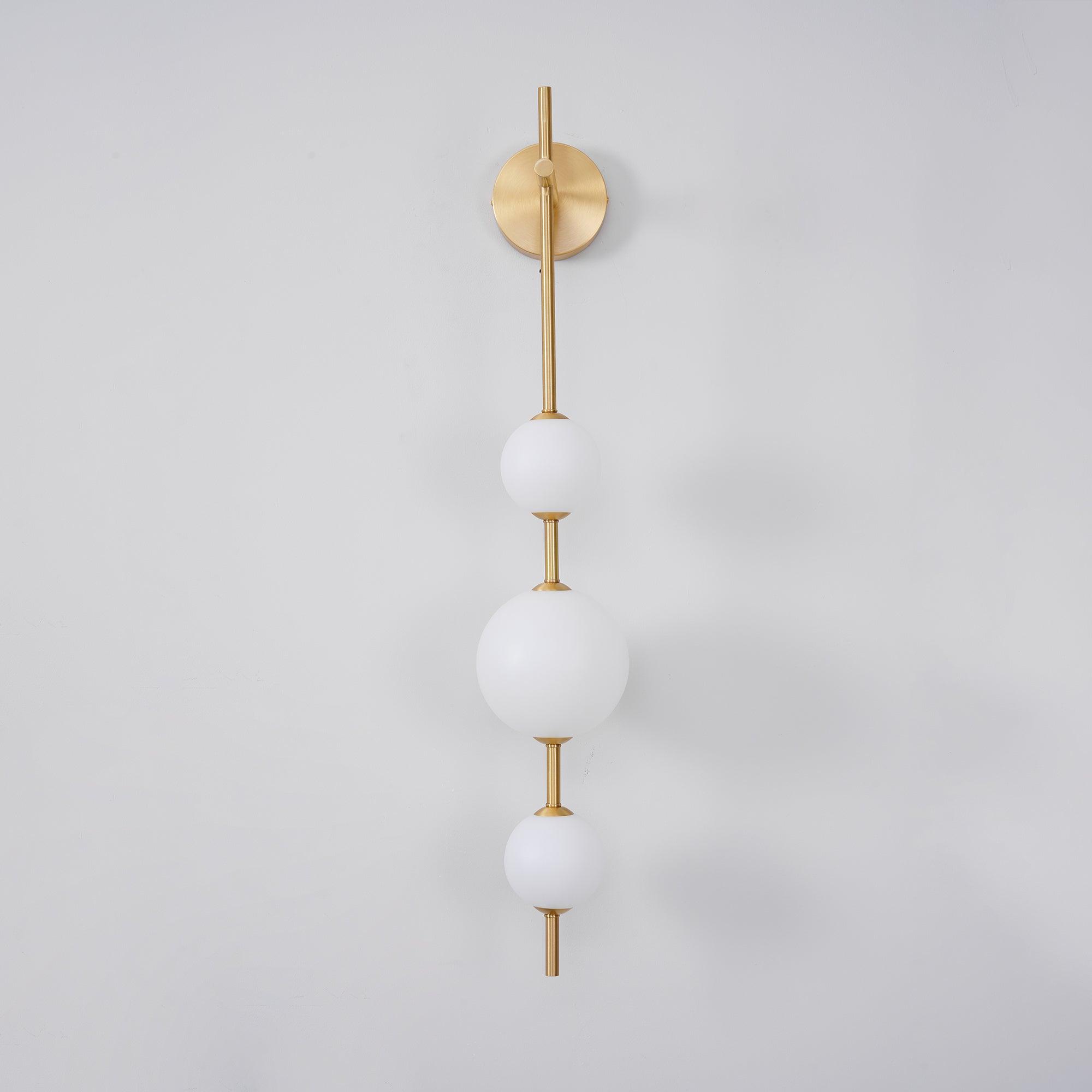 Cerin Vertical Globe Wall Lamp