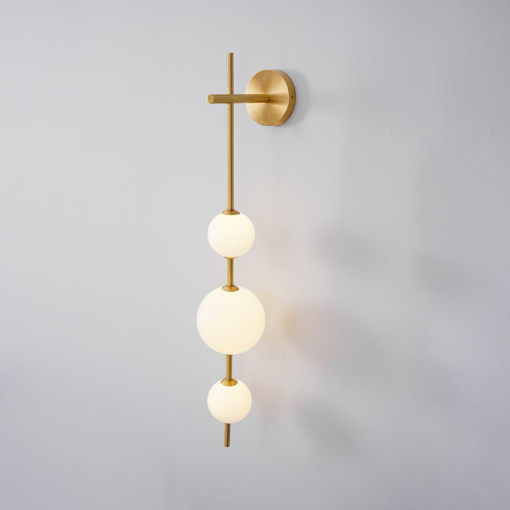 Cerin Vertical Globe Wall Lamp