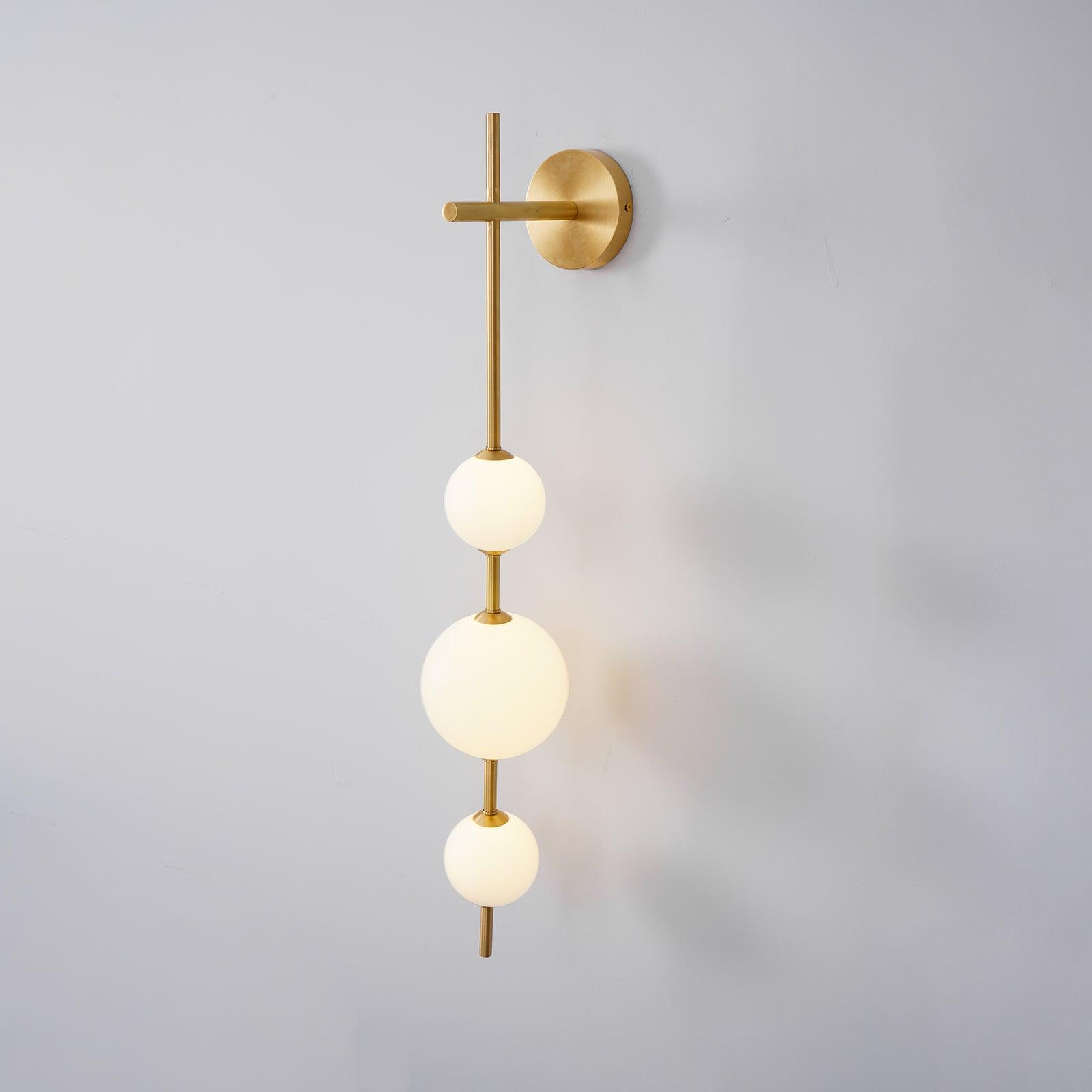Cerin Vertical Globe Wall Lamp