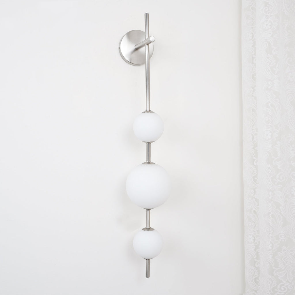 Cerin Vertical Globe Wall Lamp