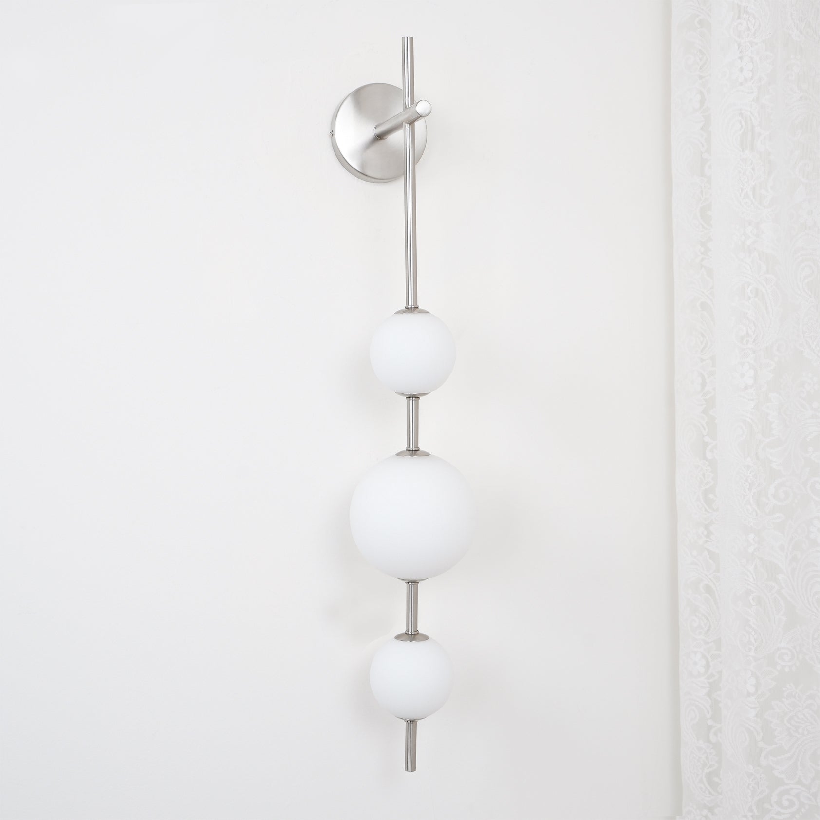 Cerin Vertical Globe Wall Lamp