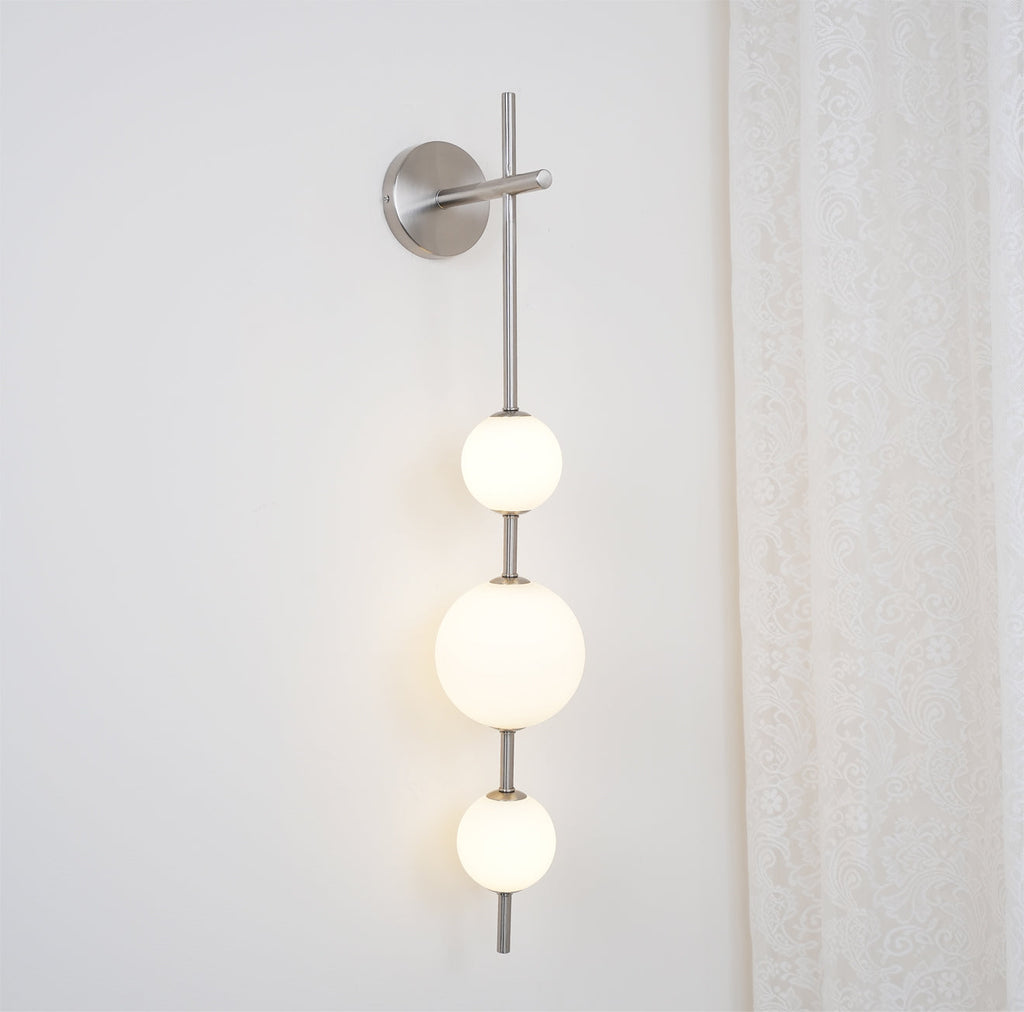 Cerin Vertical Globe Wall Lamp