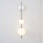 Cerin Vertical Globe Wall Lamp