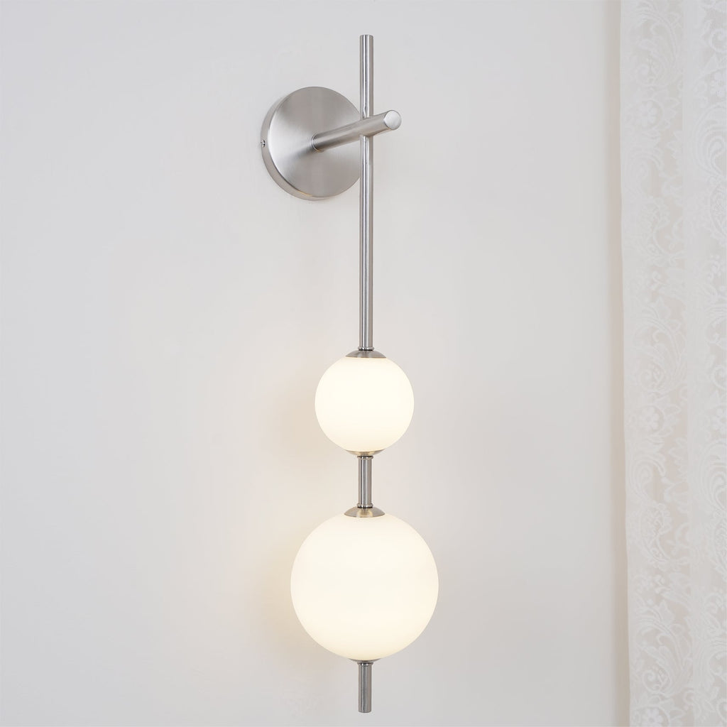 Cerin Vertical Globe Wall Lamp
