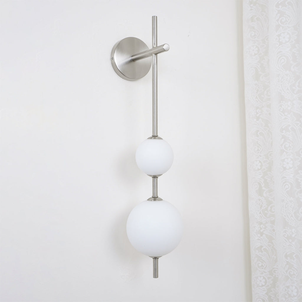 Cerin Vertical Globe Wall Lamp