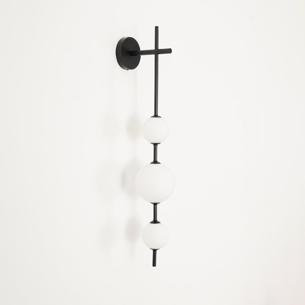 Cerin Vertical Globe Wall Lamp