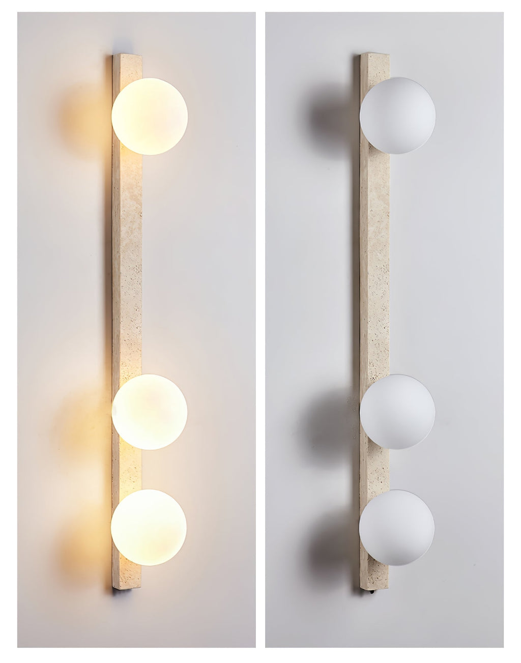 Zoshaira Travertine Wall Light