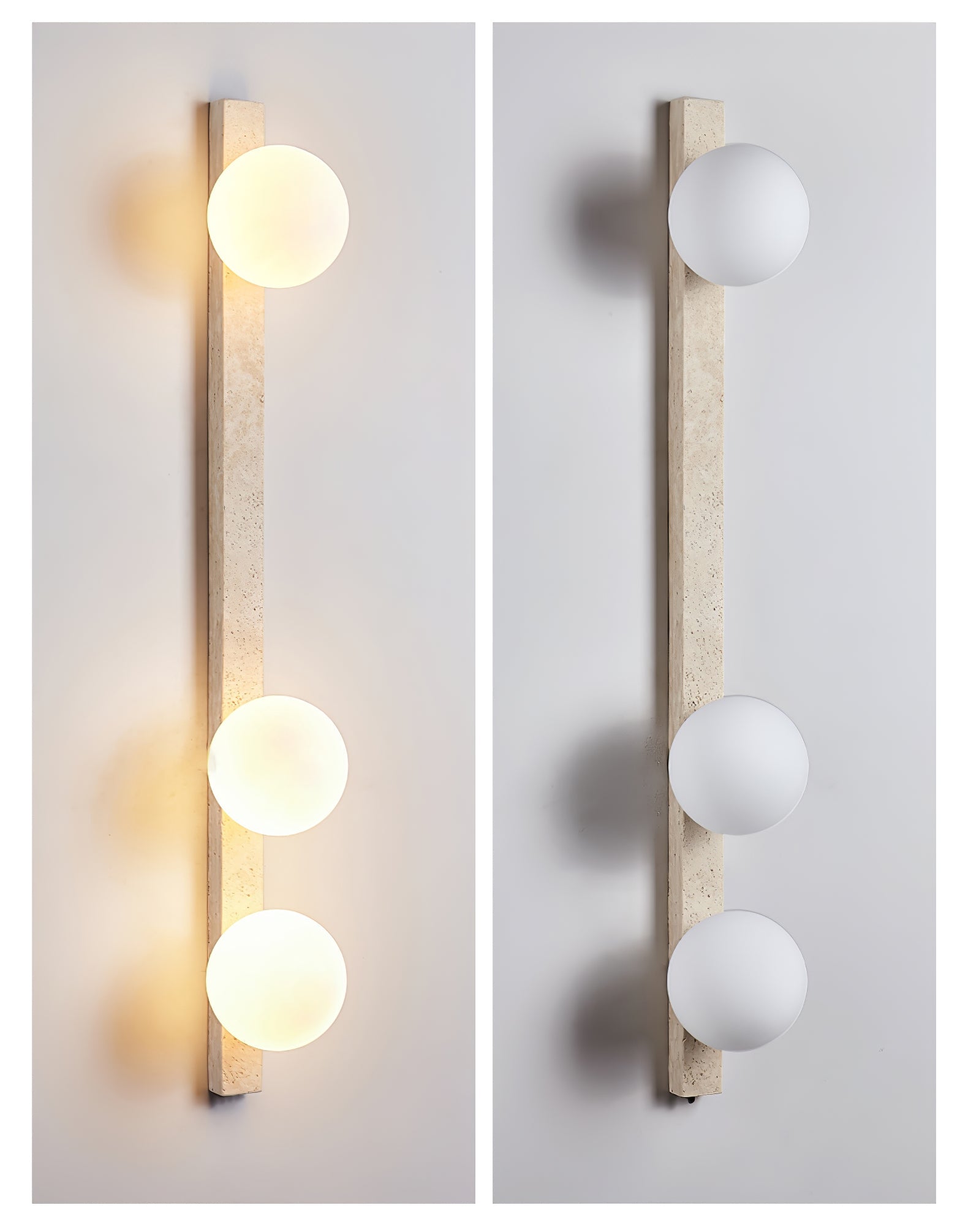Zoshaira Travertine Wall Light