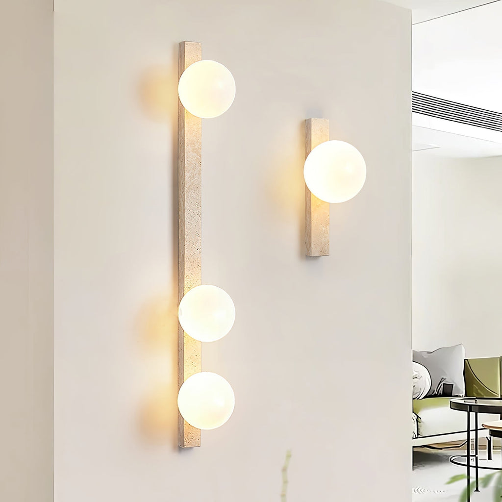 Zoshaira Travertine Wall Light