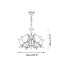Givona Floral Glass Chandelier