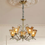 Givona Floral Glass Chandelier