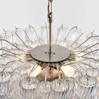 Aurora Chandelier Murano Glass Tiered Cascading Waves