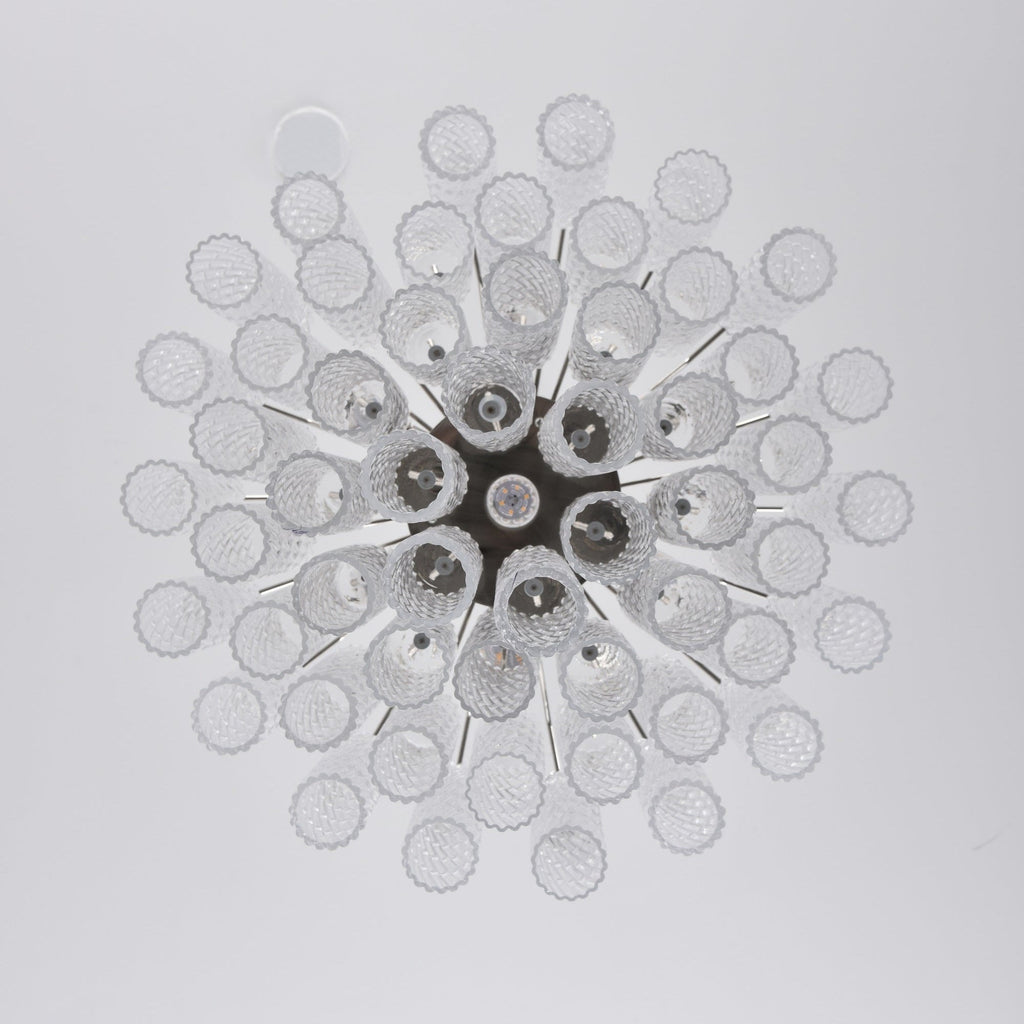 Aurora Chandelier Murano Glass Tiered Cascading Waves