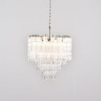 Aurora Chandelier Murano Glass Tiered Cascading Waves