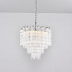 Aurora Chandelier Murano Glass Tiered Cascading Waves
