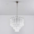 Aurora Chandelier Murano Glass Tiered Cascading Waves