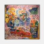 Vibrant Graffiti Abstract Expressionist Painting