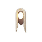Uloryra Wall Light Minimalist in Travertine - Kingsley Beaumont