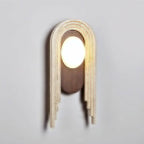 Uloryra Arch-Frame Travertine Wall Light