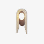 Uloryra Wall Light Minimalist in Travertine - Kingsley Beaumont