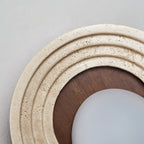 Uloryra Wall Light Minimalist in Travertine - Kingsley Beaumont
