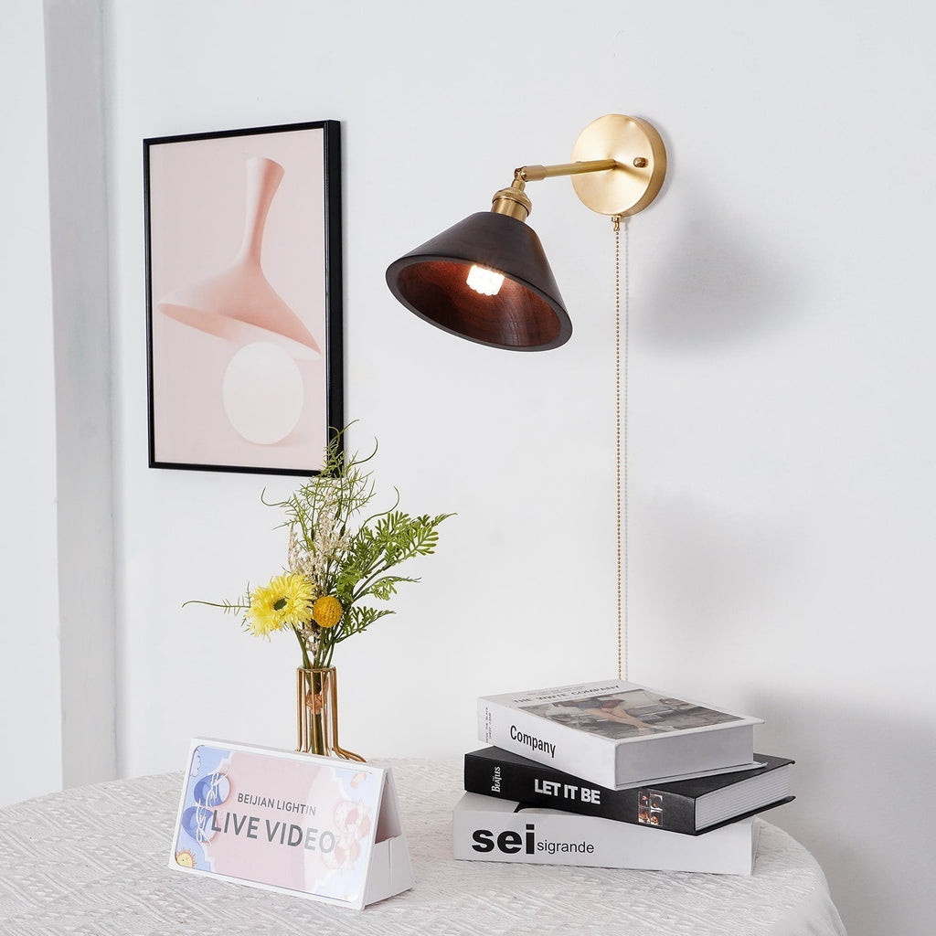 Eira Vintage Pull Chain Switch Wall Lamp