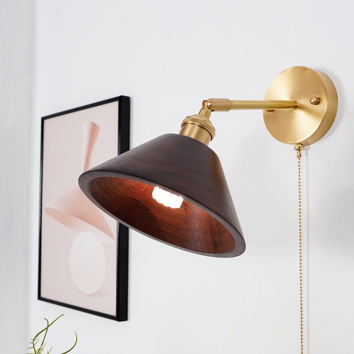 Eira Vintage Pull Chain Switch Wall Lamp