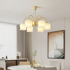 Fionel Petal Glass Floral Chandelier