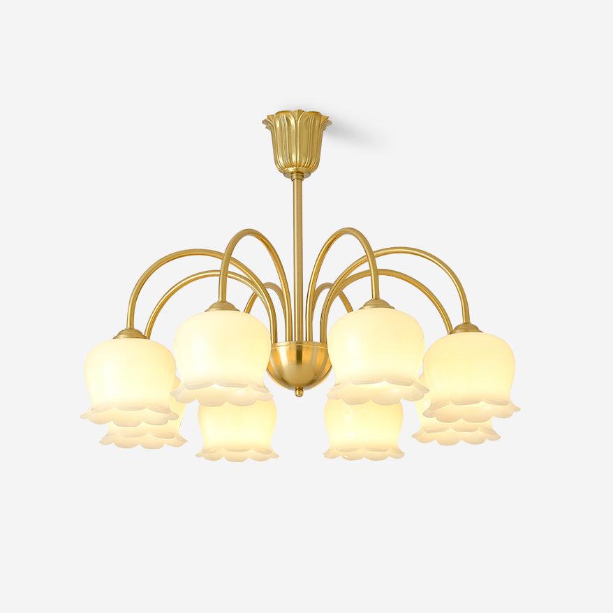 Fionel Petal Glass Floral Chandelier