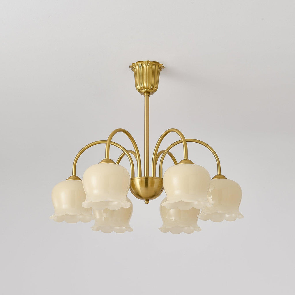 Fionel Petal Glass Floral Chandelier