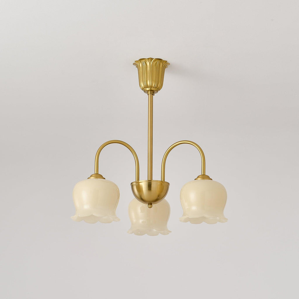 Fionel Petal Glass Floral Chandelier