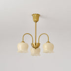 Fionel Petal Glass Floral Chandelier