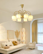 Fionel Petal Glass Floral Chandelier
