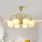 Fionel Petal Glass Floral Chandelier
