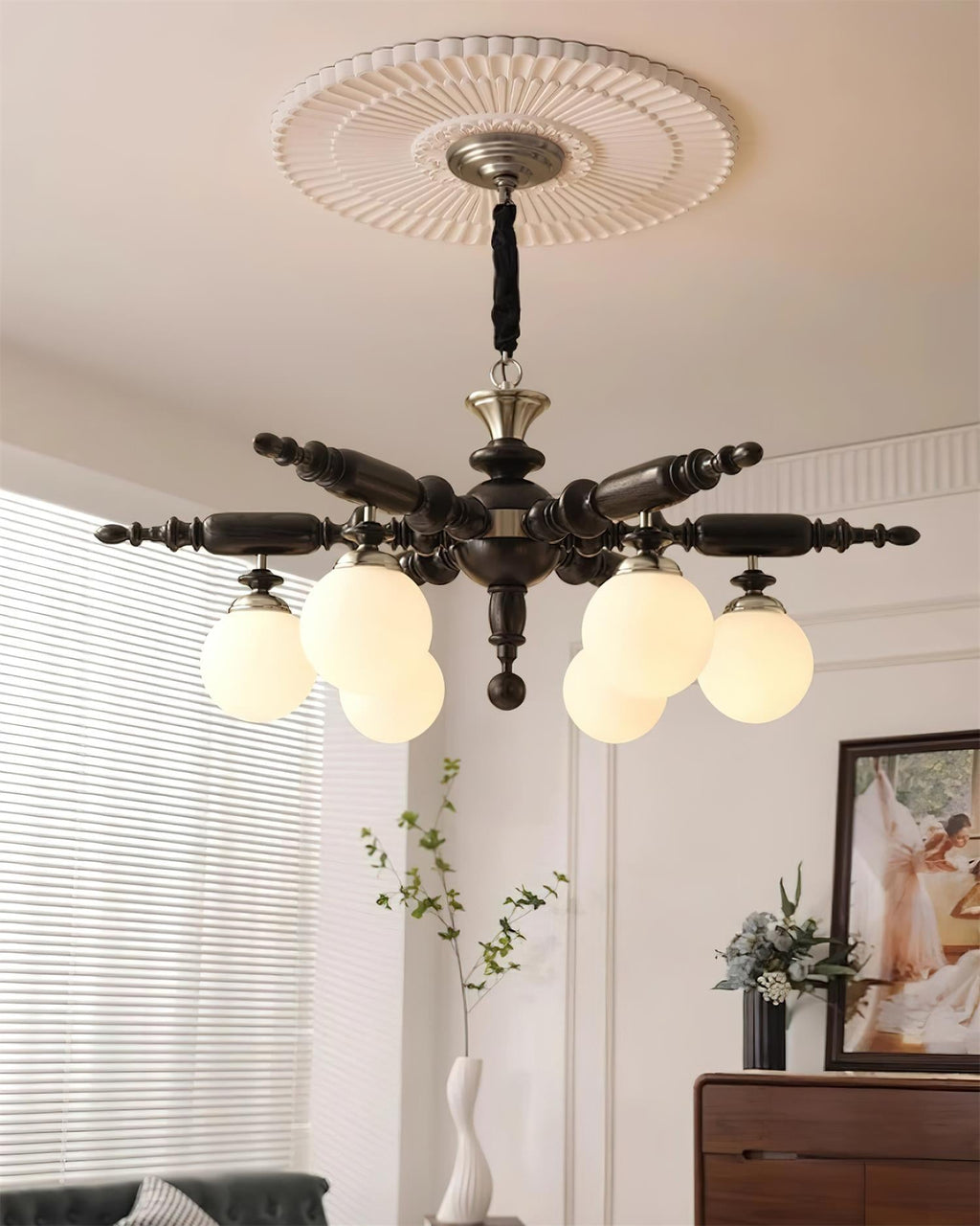 Juvian Wooden Chandelier