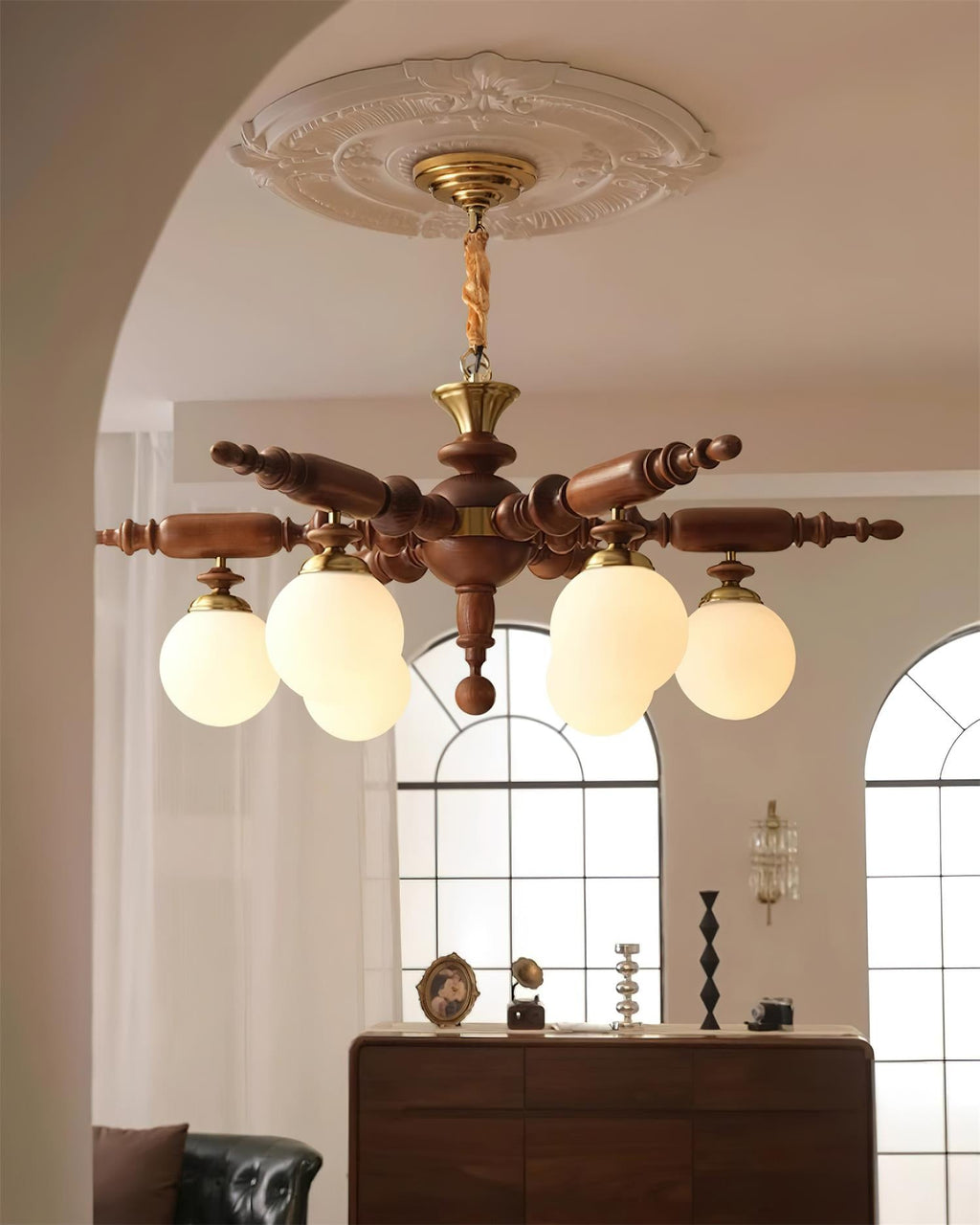 Juvian Wooden Chandelier