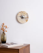 Wall Lamp Marble Disc LED Modern Light Fixture Multiple Colors