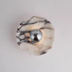Wall Lamp Marble Disc LED Modern Light Fixture Multiple Colors