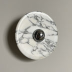 Wall Lamp Marble Disc LED Modern Light Fixture Multiple Colors
