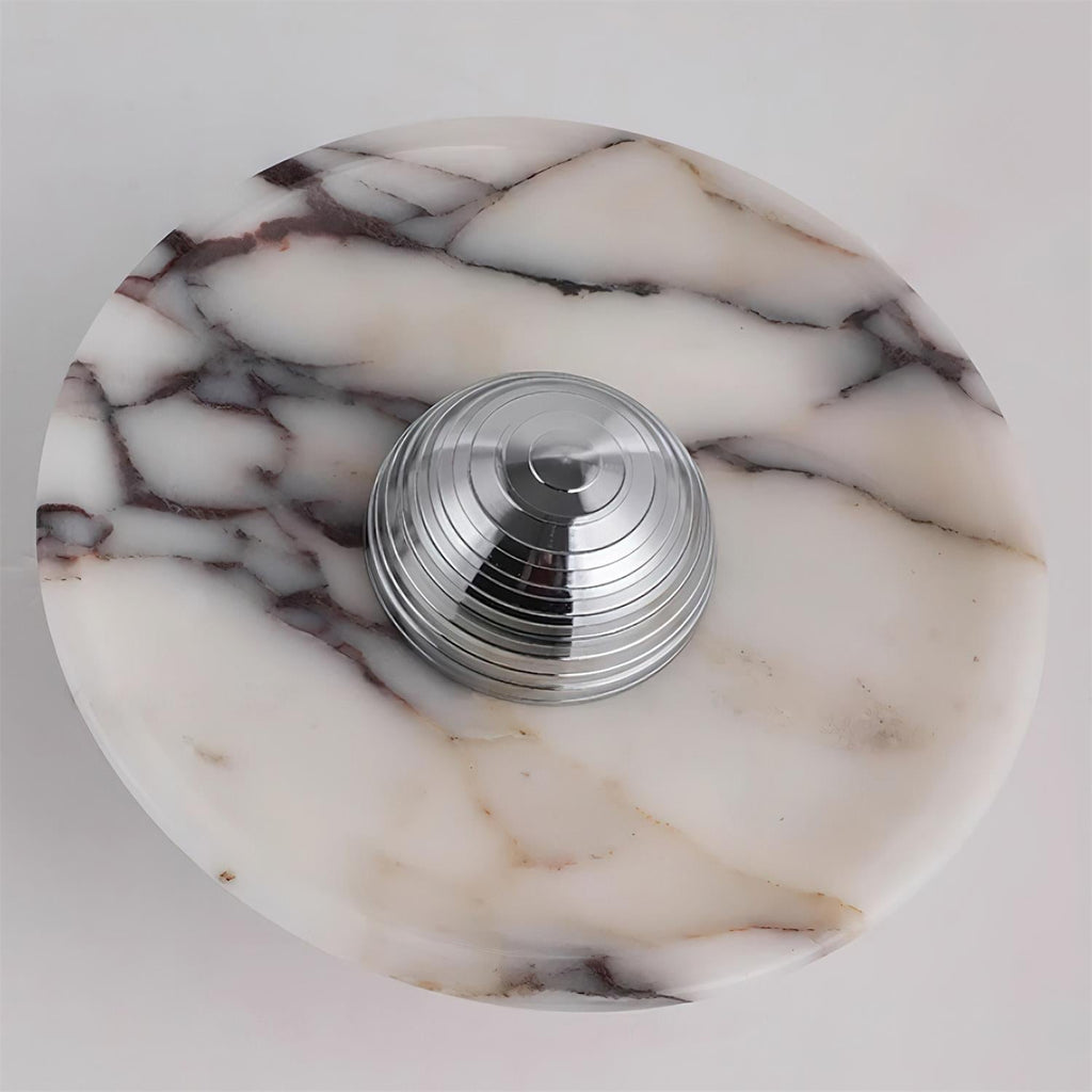 Wall Lamp Marble Disc LED Modern Light Fixture Multiple Colors