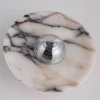 Wall Lamp Marble Disc LED Modern Light Fixture Multiple Colors