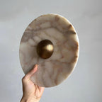 Wall Lamp Marble Disc LED Modern Light Fixture Multiple Colors