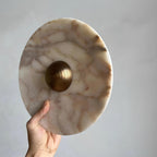 Wall Lamp Marble Disc LED Modern Light Fixture Multiple Colors