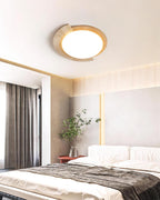 Ritta  Travertine Oval LED Ceiling Light