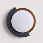 Ritta  Travertine Oval LED Ceiling Light
